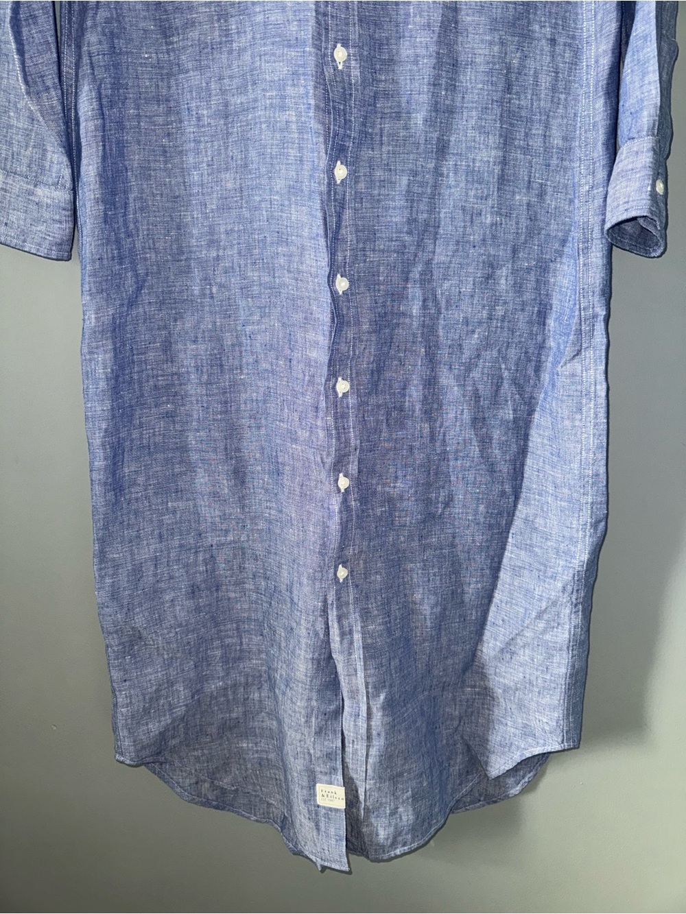 Frank & Eileen Rory Maxi Button down Linen Dress - Picture 4 of 15